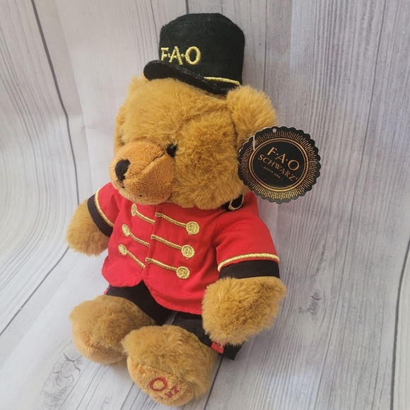 FAO Schwarz Plush Bear Soldier - Picture 2 of 7